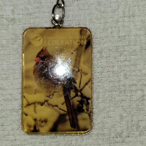 Vintage Polar Bear and Bird Keychain - Picture 5 of 10